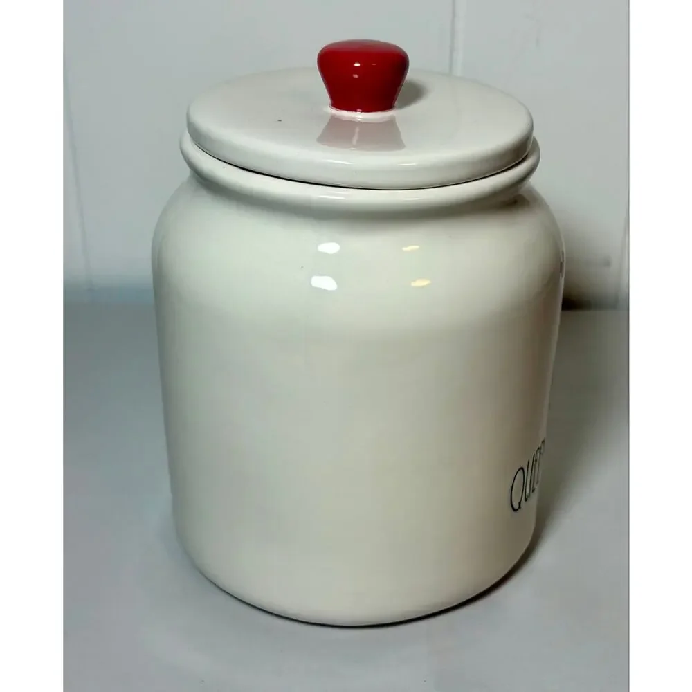 Rae Dunn Disney Queen of Hearts Large Canister w/Lid Artisan Collection Magenta